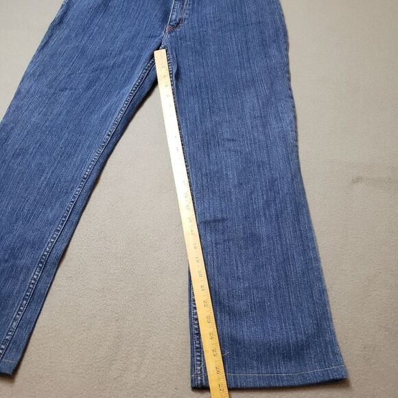 VINTAGE MENS MWG Low rise bootcut JEANS 36x27 - Picture 13 of 14
